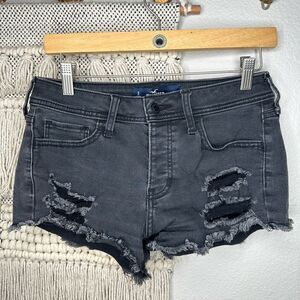 Hollister black low rise vintage shirts size 0